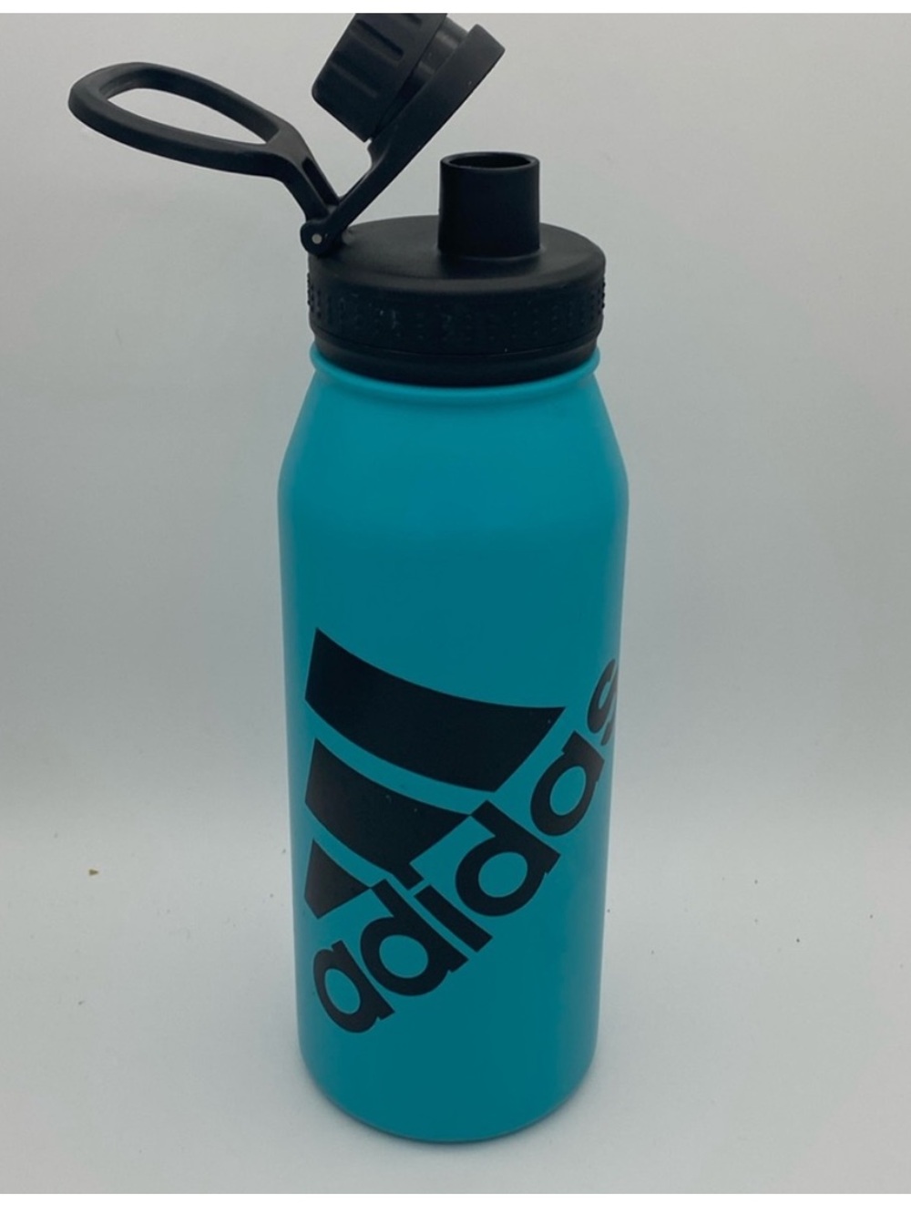 adidas Turquoise Sports Bottle with Black Logo 32 oz